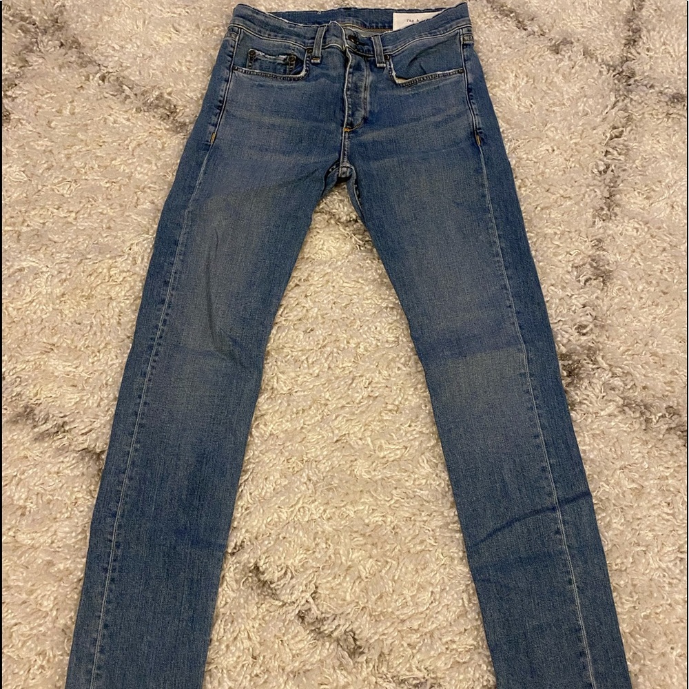 rag n bone medium wash jeans